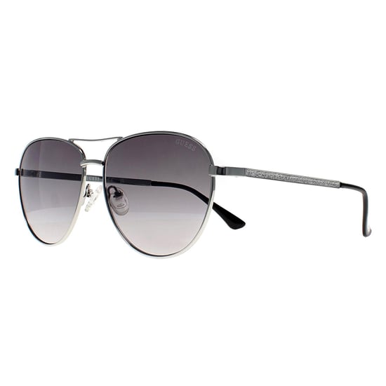 Guess Aviator Womens Shiny Light Nickeltin Grey Gradient GF6157 - Image 3