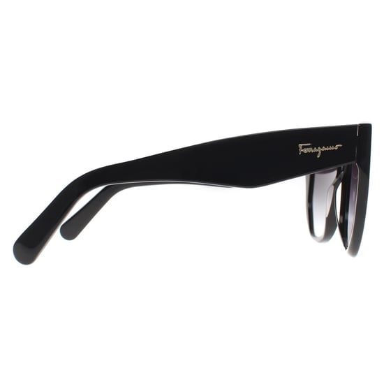 Salvatore Ferragamo Cat Eye Dames Zwart Grijs Gradiënt SF1061S - Image 4