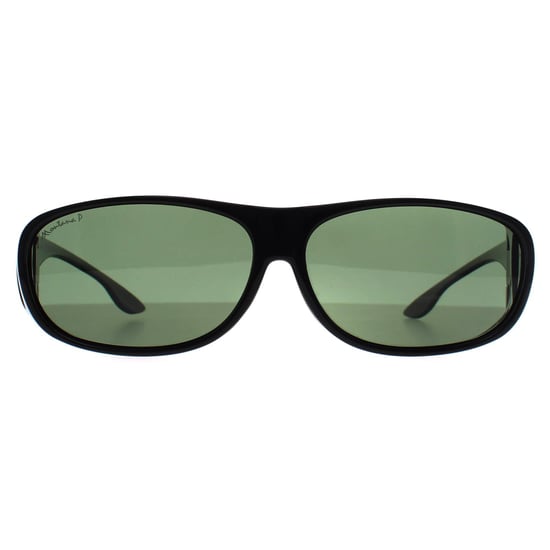 Montana Rechthoek Unisex G15 Gepolariseerd Zwart FO2 Fit Over Bril Zonnebril - Image 1