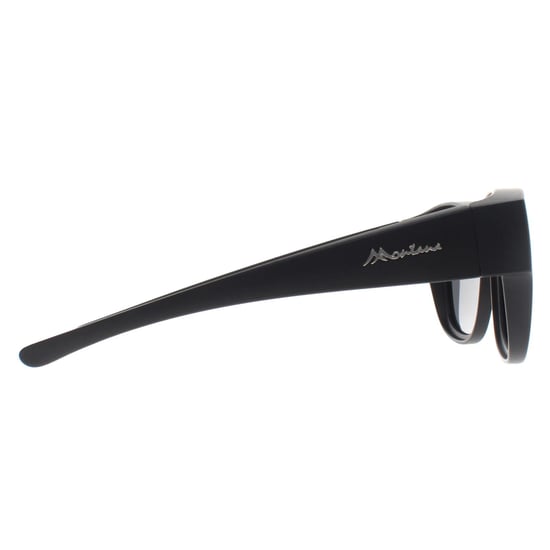 Montana Square Unisex Mat Zwart Rook Gepolariseerd FO7 Fit Over Bril Zonnebril - Image 4