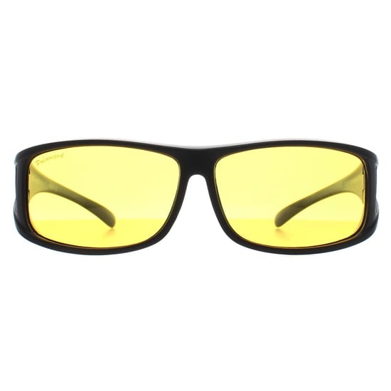 Montana Rechthoek Unisex Mat Zwart Geel Gepolariseerd FO5 Fit Over Bril Nacht Rijden Zonnebril - Image 2