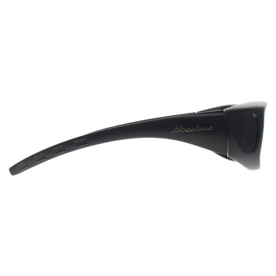 Montana Rectangle Unisex Matt Black G15 Polarized MFO1 Fit Over Glasses Solglasögon - Image 4