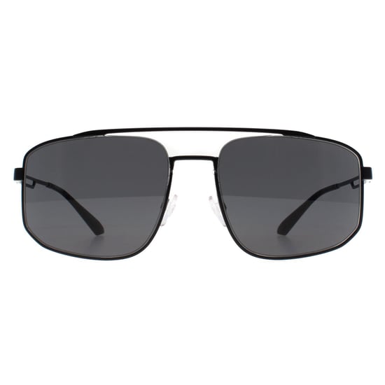 Emporio Armani Aviator Heren Mat Zwart Donkergrijs EA2139 - Image 1