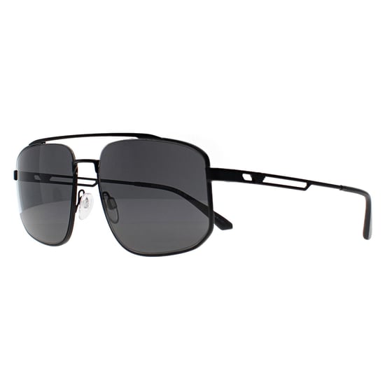 Emporio Armani Aviator Heren Mat Zwart Donkergrijs EA2139 - Image 3