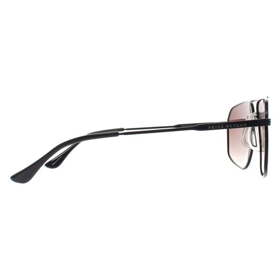 Prive Revaux Aviator Mens Caviar Black Brown Gradient Rico - Image 4