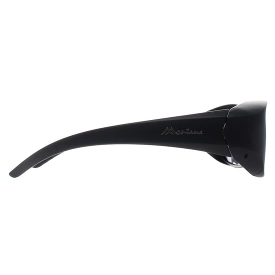 Montana Rechthoek Unisex Mat Zwart Rook Gepolariseerd FO4 Fit Over Bril Zonnebril - Image 4