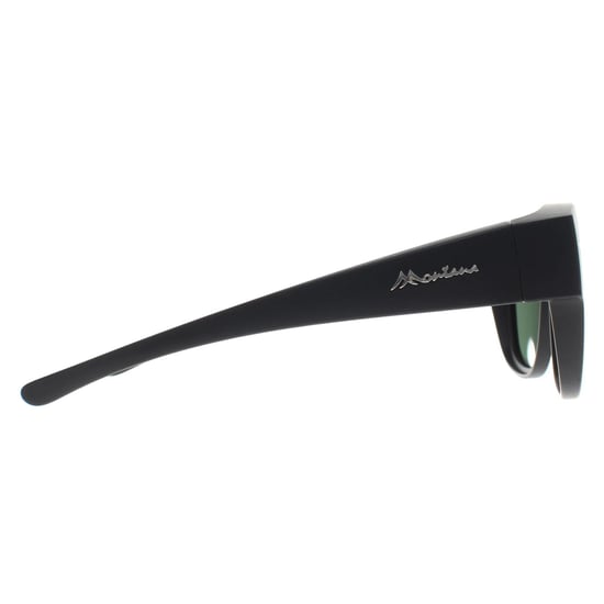 Montana Square Unisex Matte Grey G15 Polarized FO7 Fit Over Glasses Solglasögon - Image 4