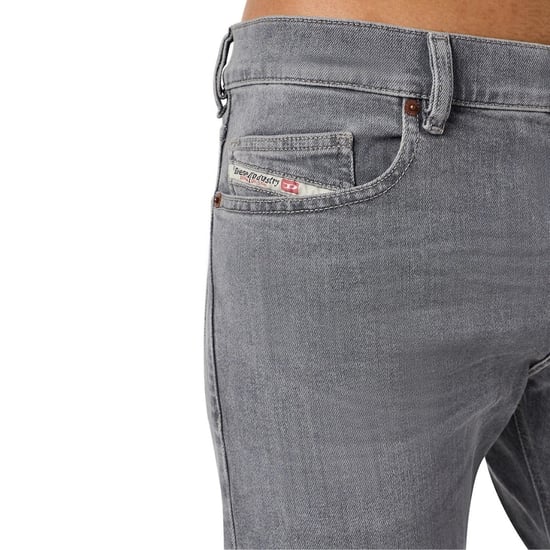Diesel D-Luster enfärgade grå jeans - Image 3