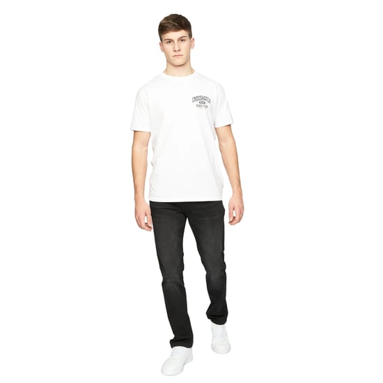 Crosshatch Svelte Stretch Jeans för män (Tvättad svart) - Image 3