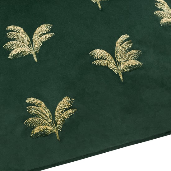 Paoletti Guilded Palms Embroidered Feather Filled Cushion - Image 4