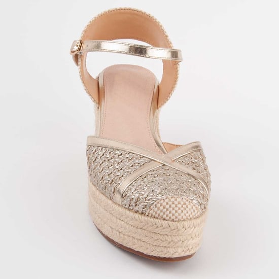 Montevita Wedge Espadrille Balenci9 Guld - Image 3