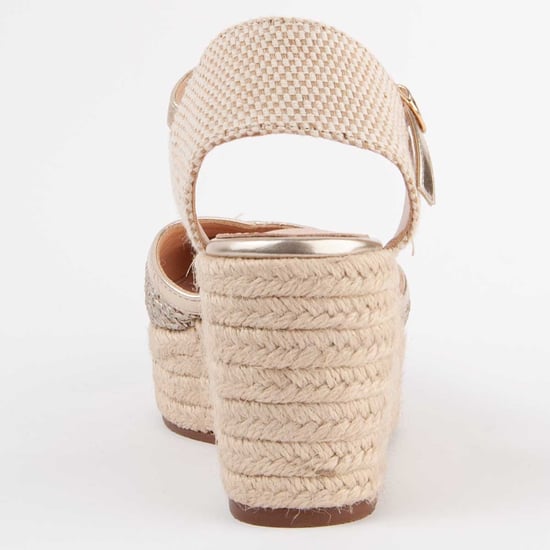 Montevita Wedge Espadrille Balenci9 Guld - Image 5
