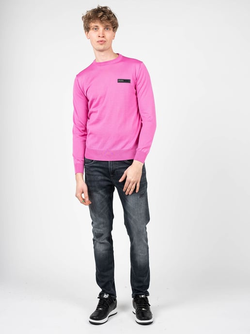 Plein Sport Tröja Merino manlig Rosa - Image 2