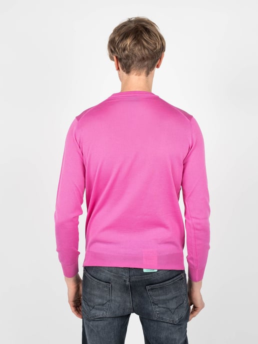 Plein Sport Tröja Merino manlig Rosa - Image 4