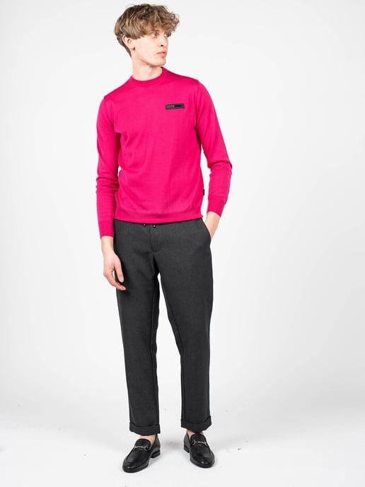 Plein Sport Pullover Merino Men's Pink - Image 2