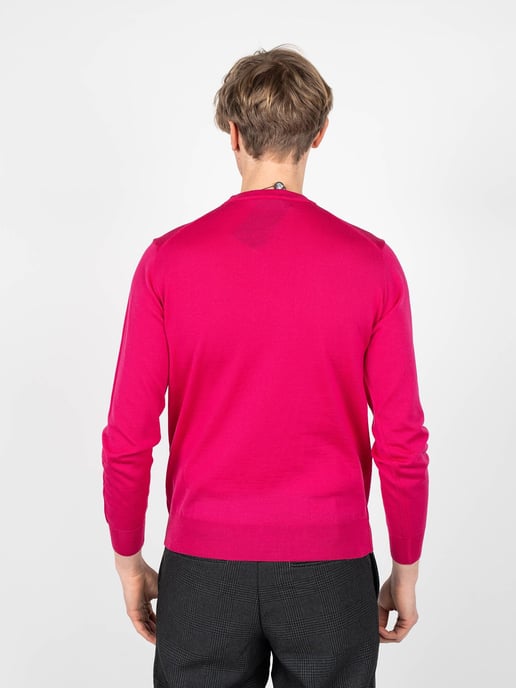 Plein Sport Pullover Merino Men's Pink - Image 4
