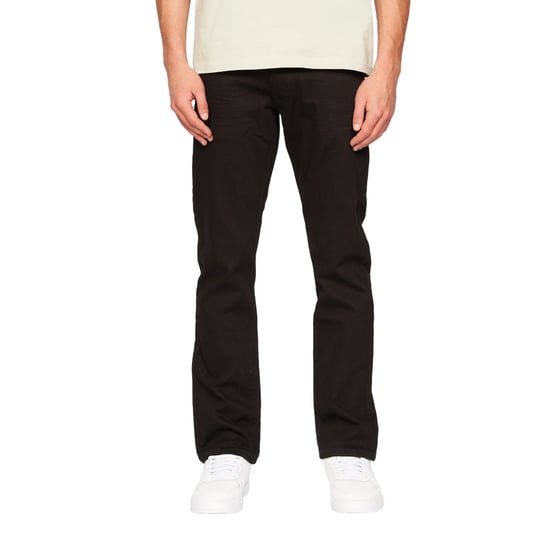Crosshatch Heren Cadman Rechte Jeans (Massief zwart) - Image 1
