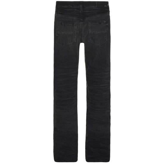 Amiri Stack Straight Fit Faded Black Jeans - Image 2