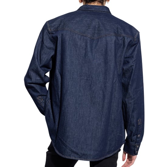 Diesel Dark Blue Denim Shirt - Image 2