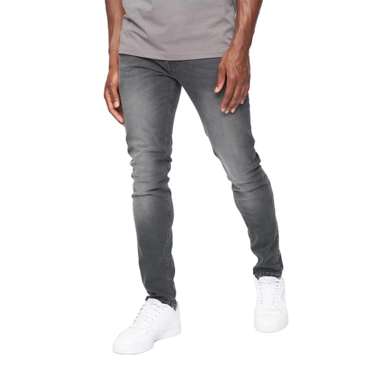 Crosshatch Heren Barbeck Slim Jeans (Lichtgrijze wassing) - Image 3