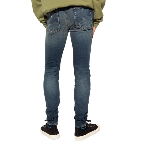 Amiri Slim Fit Slash Deep Klassieke blauwe denimjeans - Image 3
