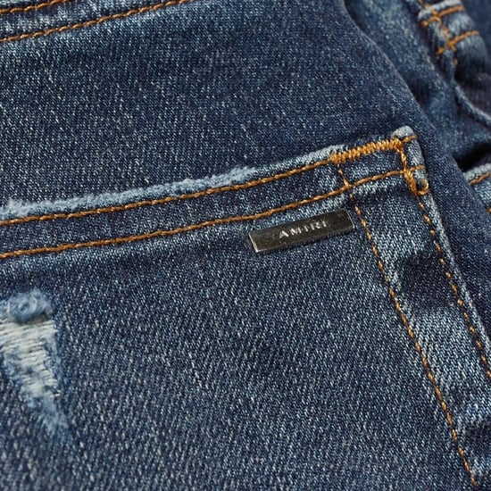 Amiri Slim Fit Slash Deep Klassieke blauwe denimjeans - Image 4