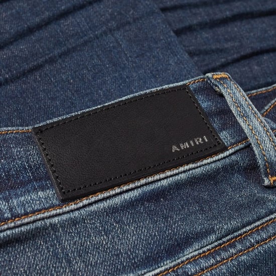 Amiri Slim Fit Slash Deep Klassieke blauwe denimjeans - Image 5