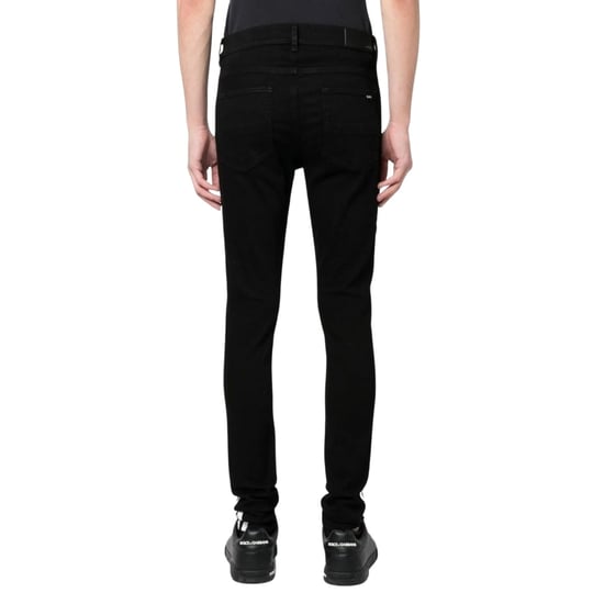 Amiri Slim Fit MA Track Zwarte Od Denim Jeans - Image 2