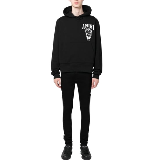 Amiri Slim Fit MA Track Zwarte Od Denim Jeans - Image 4