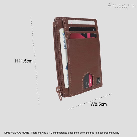LYNN' Real Leather Slim Credit Cardholder Case - Image 5