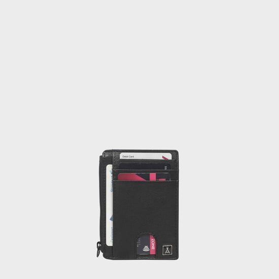 LYNN' Real Leather Slim Credit Cardholder Case - Image 1