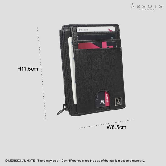 LYNN' Real Leather Slim Credit Cardholder Case - Image 5
