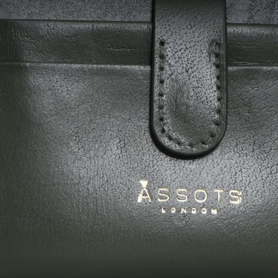 'GROVE' RFID Tab-over Leather Credit Card Holder - Image 2