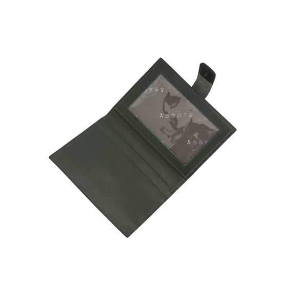 'GROVE' RFID Tab-over Leather Credit Card Holder - Image 4