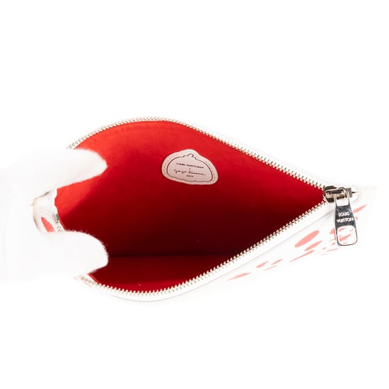 Ltd. Ed. Yayoi Kusama Infinity Dots Neverfull Pouch  Buidel - Image 6