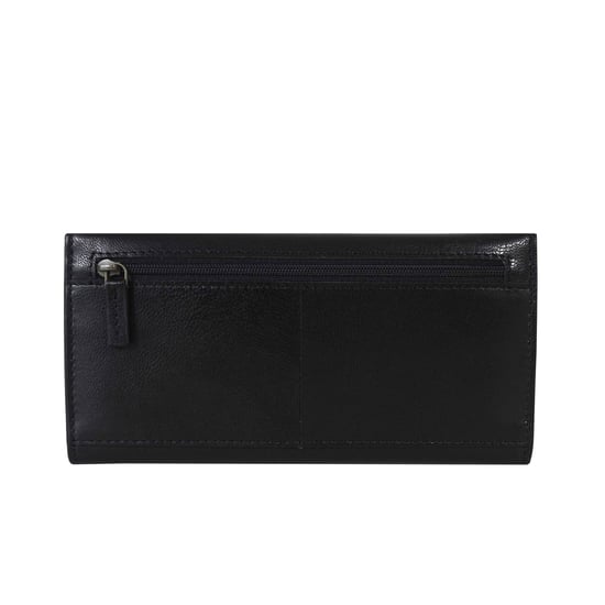 'CLAIRE' Real Polished VT Vintage Leather Flap Over Purse - Image 3