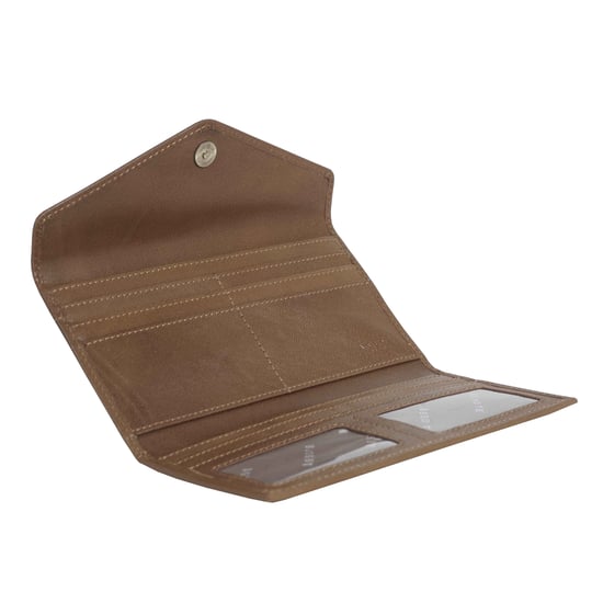 'PRESTON' Trifold Vegetable Tanned Real Leather Purse - Image 5