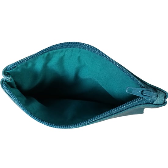 Poppy' Full Grain Leather Zip Top Coin Purse - Image 4