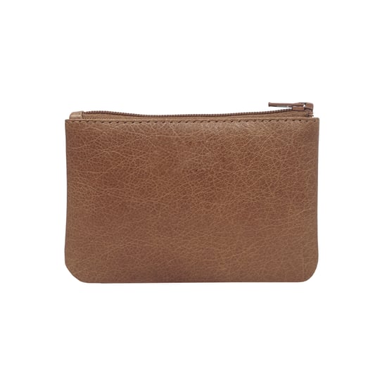 Poppy' Full Grain Leather Zip Top Coin Purse - Image 2