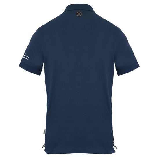 Plein Sport Marineblauw poloshirt met klein tijgerkraslogo - Image 2