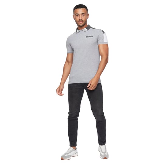 Crosshatch Heren Cramsures Poloshirt (Grijze Mergel) - Image 3
