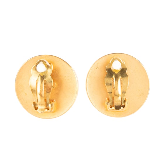 CC Round Clip On Earrings Earrings - Image 3