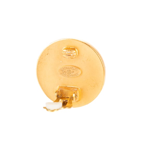 CC Round Clip On Earrings Earrings - Image 4