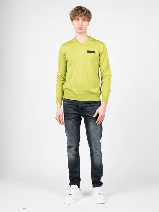 Plein Sport Pullover Merino Men's Green - Image 2