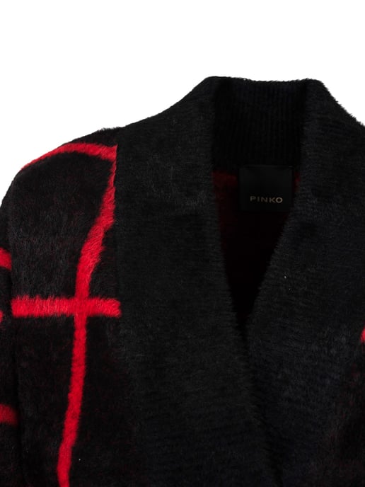 Pinko Cardigan Extrabrut damer Röd - Image 4