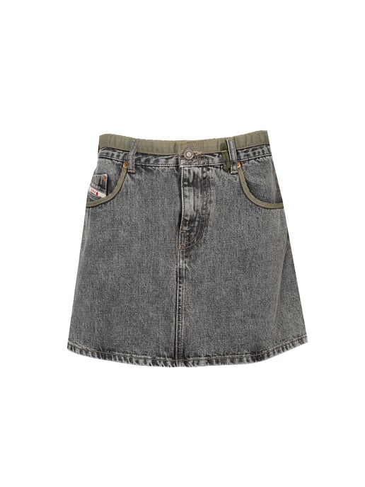 Diesel Skirt D4D Woman's Grey - Image 2