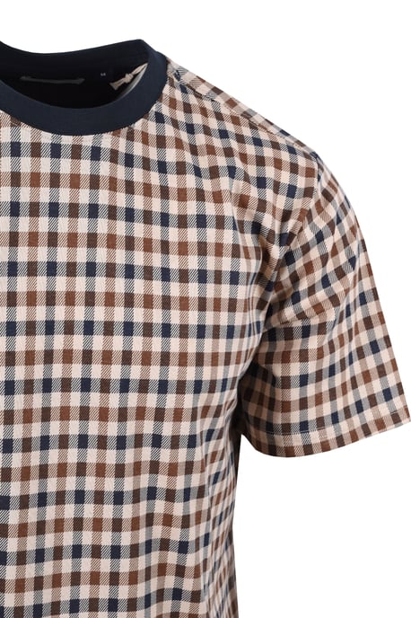 Aquascutum Iconische T-shirt Marineblauw - Image 2
