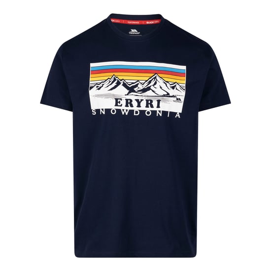 Trespass Heren Para Bedrukt T-Shirt (Marine) - Image 1