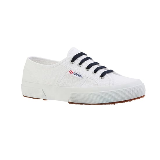 Superga Plain Cotton Shoe Laces (Blue Navy) - Image 1