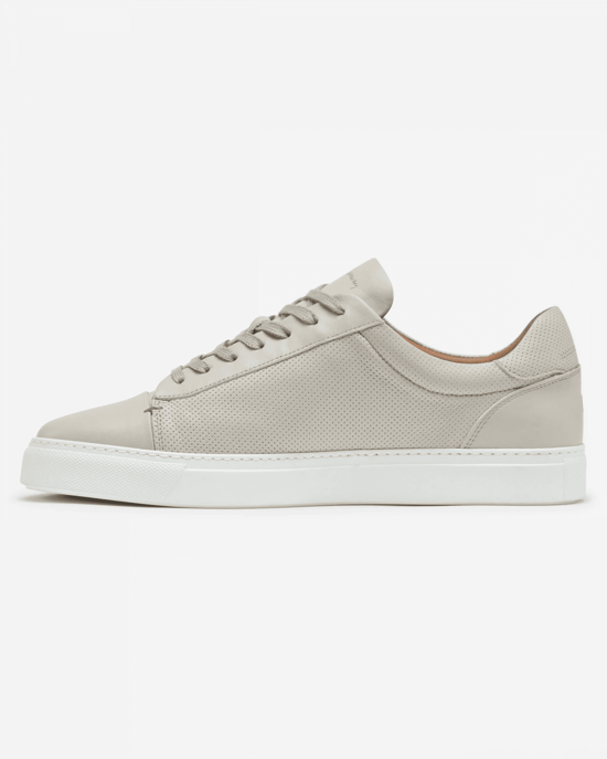 Oliver Sweeney Almada Mens Perforated Leather Trainers - Image 4